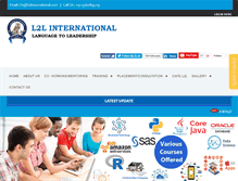 Tablet Screenshot of l2linternational.com